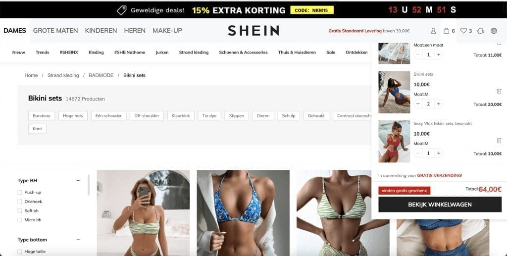 online shoppen versus fysiek shoppen