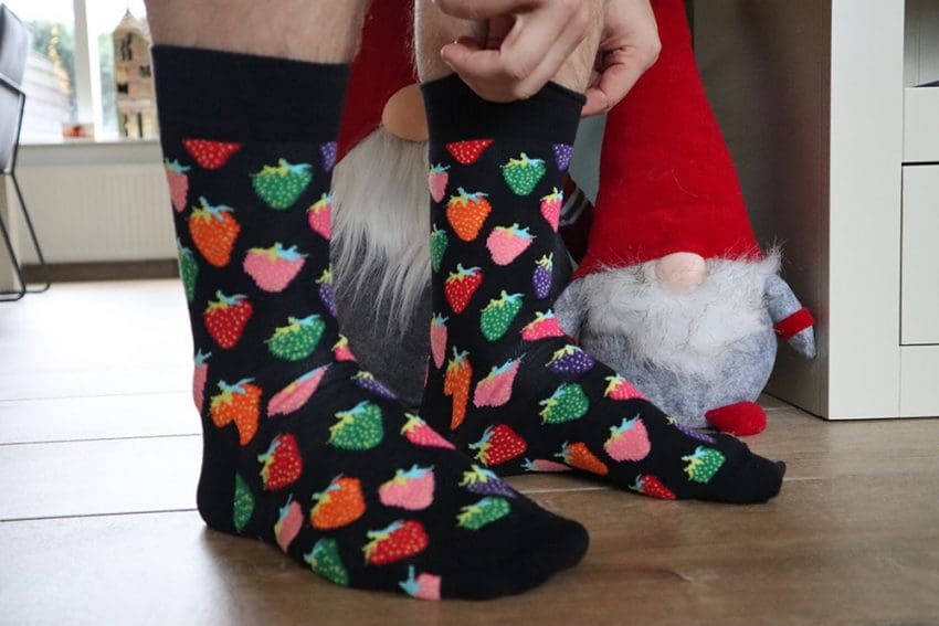 happy socks onder de kerstboom